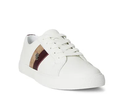 Ralph Lauren Women's Janson Lace Up Sneakers In White
