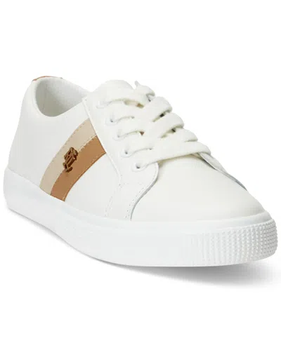 Ralph Lauren Women's Janson Sneakers In White