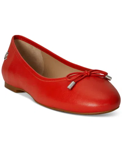 Ralph Lauren Women's Jayna Slip-on Flats In Red