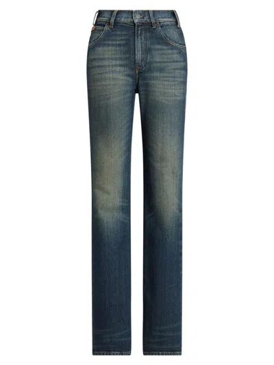 Ralph Lauren Women's Kaida Boot-cut Jeans In Blue