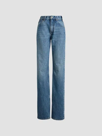 Ralph Lauren Women's Kaida Relaxed Bootcut Jeans In Blue