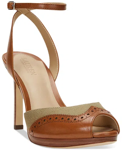 Ralph Lauren Women's Kyla Wingtip Dress Sandals