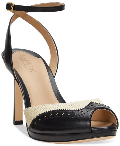 Ralph Lauren Women's Kyla Wingtip Dress Sandals
