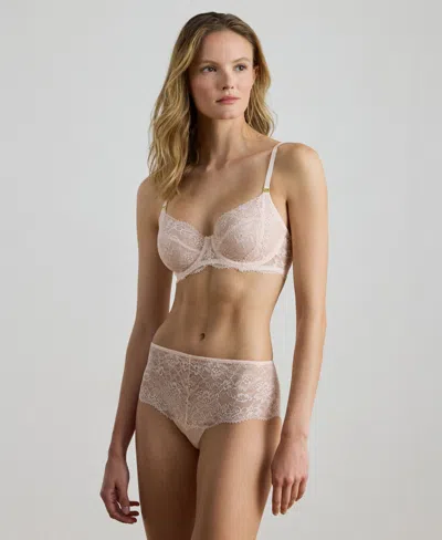Ralph Lauren Women's Lace Hipster Brief Underwear 4l0029 In Neutral