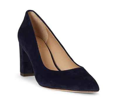 Ralph Lauren Women's Lanette Block-heel Pumps In Blue