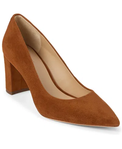 Ralph Lauren Women's Lanette Block-heel Pumps In Brown