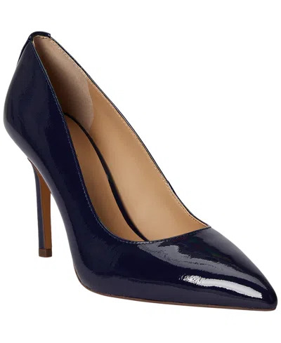 Ralph Lauren Lindella Ii Crinkle Patent Leather Pump In Refined Navy In Blue