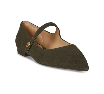 Ralph Lauren Women's Londyn Mary Jane Flats In Green