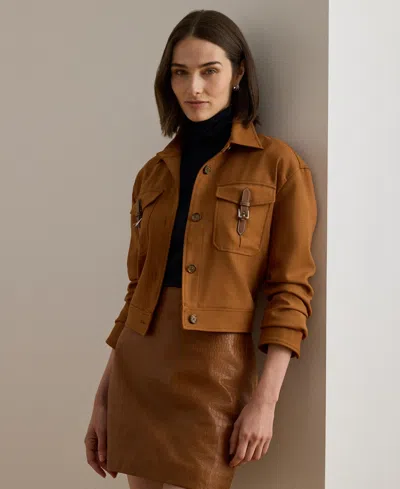 RALPH LAUREN WOMEN'S LONG SLEEVE CROPPED JACKET