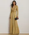 Ralph Lauren Women's Long-sleeve Dress In Gold
