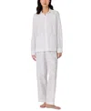 Ralph Lauren Women's Long-sleeve His Shirt Ankle Pajama Set