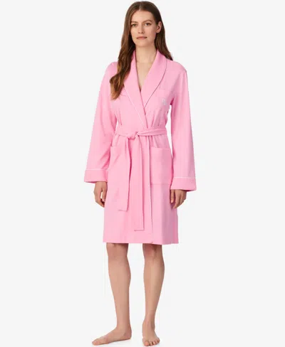 Ralph Lauren Women's Long-sleeve Short Robes In Pink