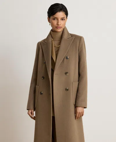 Ralph Lauren Women's Maxi Wool Coat In Brown