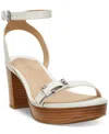 Ralph Lauren Women's Melissah Platform Dress Sandals In Soft White