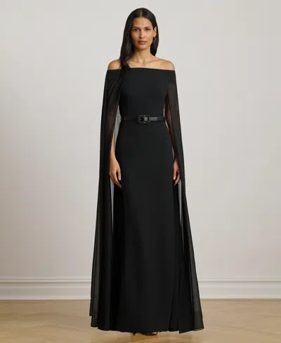 Ralph Lauren Women's Off-the-shoulder Dress In Black