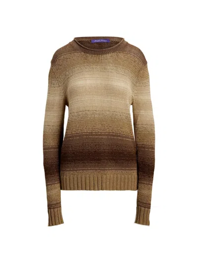 Ralph Lauren Women's Ombré Linen-blend Sweater