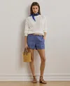 Ralph Lauren Pointelle-knit Cotton Crewneck Sweater In White