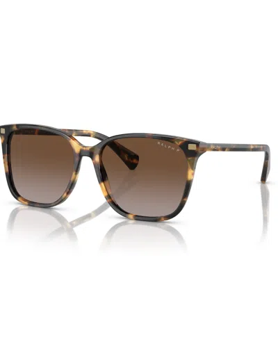 Ralph Lauren Women's Polarized Sunglasses, Gradient Polar Ra5293 In Shiny Havana Yellow