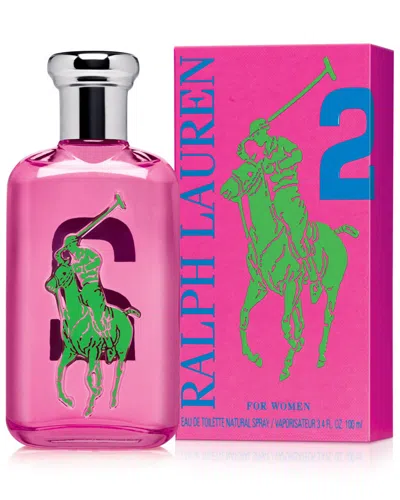 Ralph Lauren Women's Polo Big Pony #2 Pink 3.4oz Eau De Toilette Spray