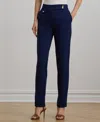 Ralph Lauren Ponte Ankle Pant In Refined Navy