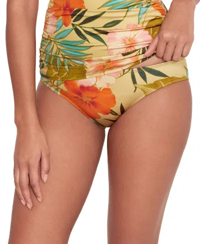 Ralph Lauren Women's Printed Hipster Bikini Bottoms In Island Tropical