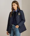 Ralph Lauren Women's Quilted Crest Jacket In Blue