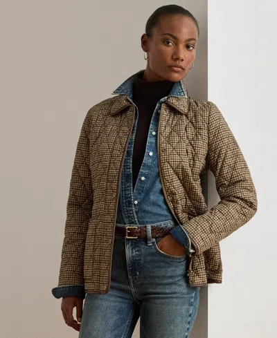 Ralph Lauren Women's Quilted Velboa-lined Coat