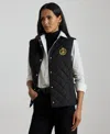 Ralph Lauren Women's Quilted Vest In Black