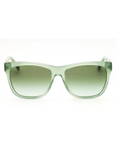 Ralph Lauren Women's Rectangular Mini Sunglasses In Green