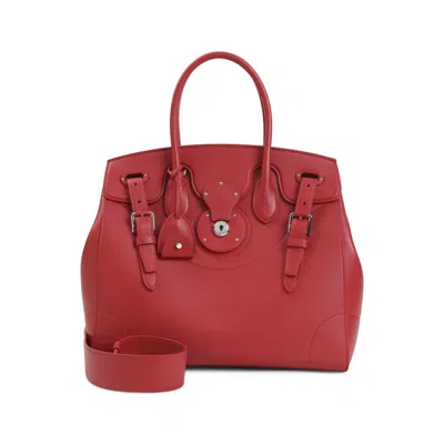 Ralph Lauren Red Soft Ricky 33 Medium Satchel