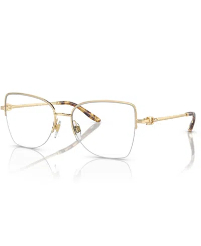 Ralph Lauren Women's Regular Eyeglasses, Rl5122 In Gold