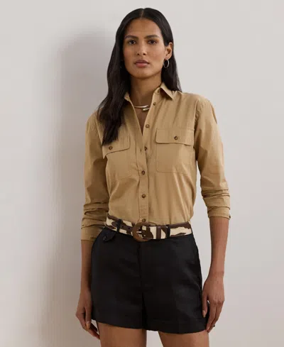 Ralph Lauren Women's Relaxed-fit Featherweight Cotton Shirt
