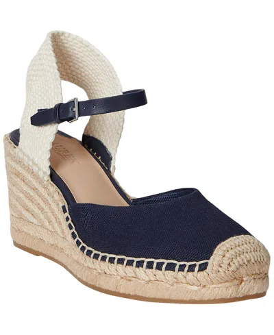 Ralph Lauren Robby Canvas Jute Espadrille In Multi