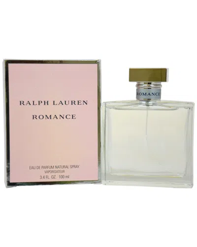 Ralph Lauren Women's Romance 3.4oz Eau De Parfum Spray In Transparent