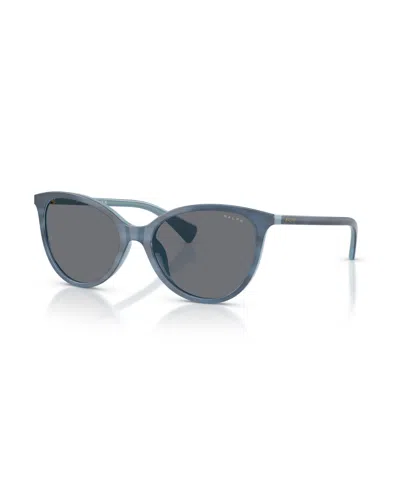 Ralph Lauren Women's Round Sunglasses, Ra5339u In Blue