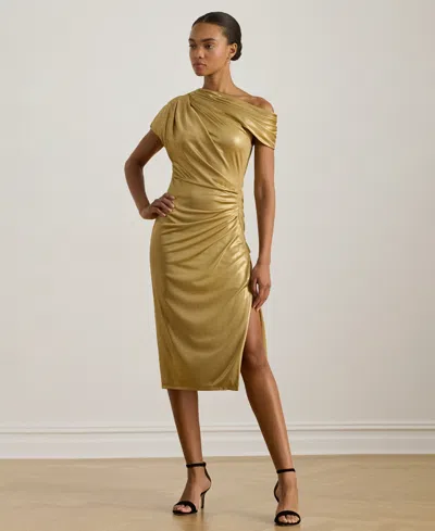 Ralph Lauren Women's Ruched Sheath Dress In Multi