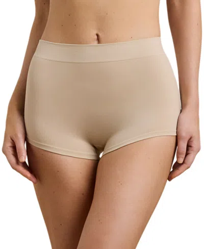 Ralph Lauren Women's Seamless Boyshort Underwear 4l0275 In Beige