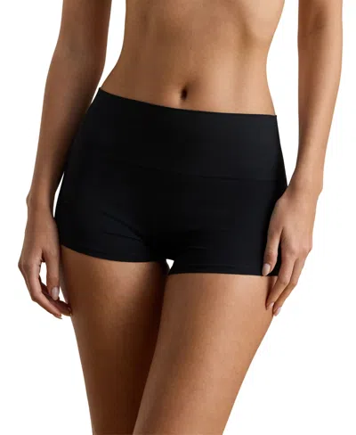 Ralph Lauren Women's Seamless High-rise Boyshorts In Black