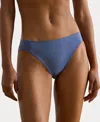 Ralph Lauren Women's Seamless Stretch Jersey Bikini Brief Underwear 4l0011 In Blue