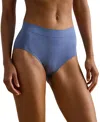 Ralph Lauren Women's Seamless Stretch Jersey High-rise Brief Underwear 4l0012 In Blue