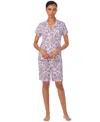Ralph Lauren Women's Short-sleeve Bermuda Pajama Set In Paisley