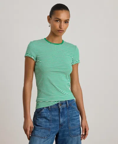 Ralph Lauren Women's Short Sleeve Crew Neck T-shirt In Green