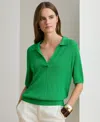 Ralph Lauren Women's Short-sleeve Sweater In Green