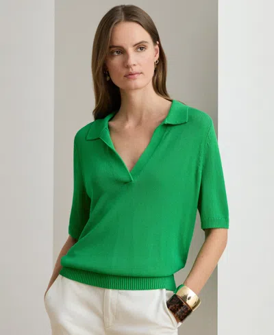 Ralph Lauren Women's Short-sleeve Sweater In Green