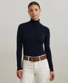 Ralph Lauren Women's Silk-blend Turtleneck Sweater In Multi