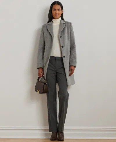 RALPH LAUREN WOMEN'S SINGLE-BREASTED WALKER COAT