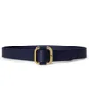 Ralph Lauren Women's Slide Buckle Leather Belt In Blue