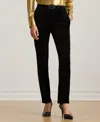 Ralph Lauren Women's Slim Fit Ankle Pants In Black