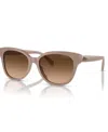 Ralph Lauren Women's Sunglasses, Gradient Ra5305u In Shiny Solid Beige