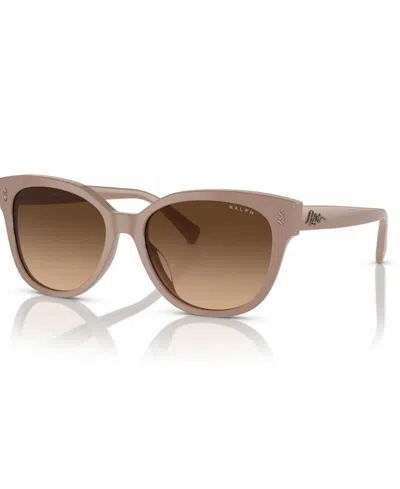 Ralph Lauren Women's Sunglasses, Gradient Ra5305u In Shiny Solid Beige
